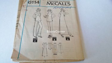 UNCUT McCall's Sewing Pattern #6114 - Dress Top Pants Shorts - Size 10 11 12