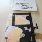 Wedding Theme Pack Die Cuts - 20 pieces Scrapbooking