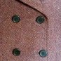 GAP Size 4 Womens Wool Red Brown Basic Jacket/Blazer Coat