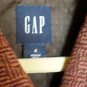 GAP Size 4 Womens Wool Red Brown Basic Jacket/Blazer Coat