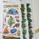 Camping Stickers great for Scrapbooking