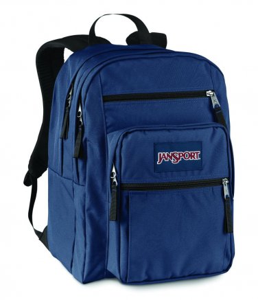 JanSport Student Classics Series Daypack Backpack Navy Back-To-School Camping