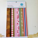 Martha Stewart Crafts Holiday Paper Border Pad Scrapbooking 12 sheets