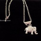 Crystal Elephant Animal Necklace Acrylic Pendant
