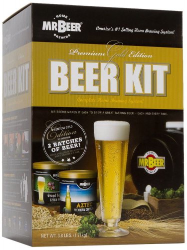 Mr. Beer Premium Gold Edition Beer Kit Making Ingredient Brewing Best Home Ale