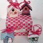 Christmas Ornaments Set of 4 Bird Houses
