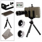 Galaxy S5 4-in-1 Samsung Galaxy S5 i9600 Camera Lens Kit 12x Telephoto Wide Lens
