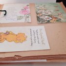 100 Vintage Used Greeting Cards Scrapbooking Birthday Getwell Anniversary