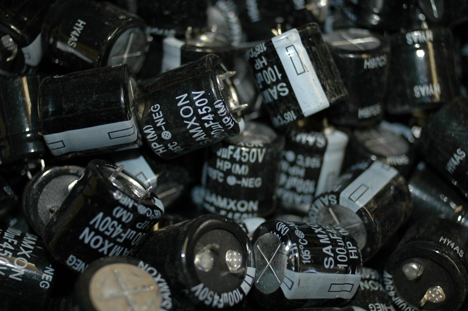 100uF 450V Samox 105deg C 10pcs capacitors