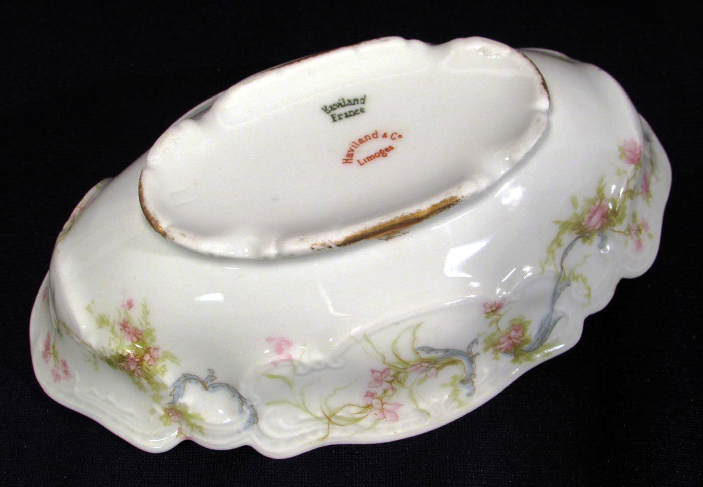 Vintage Haviland And Co Limoges France Olive Relish Dish Schleiger 57