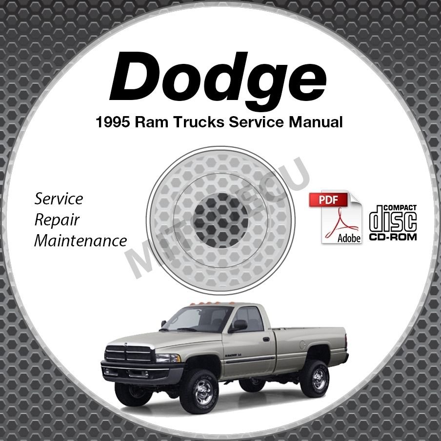1995 Dodge Ram 1500 2500 3500 Truck Gas + Diesel Service Manual CD shop ...
