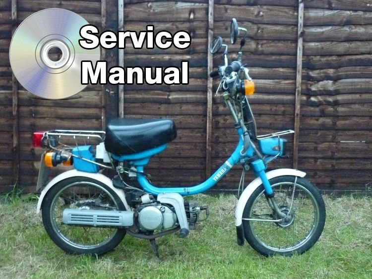 1984 1987 Yamaha Yamahopper Qt50 High Def Service Manual Cd Repair Shop 85 86