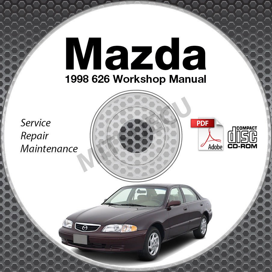 1998 Mazda 626 Service Manual CD ROM 2.0L 2.5L workshop repair