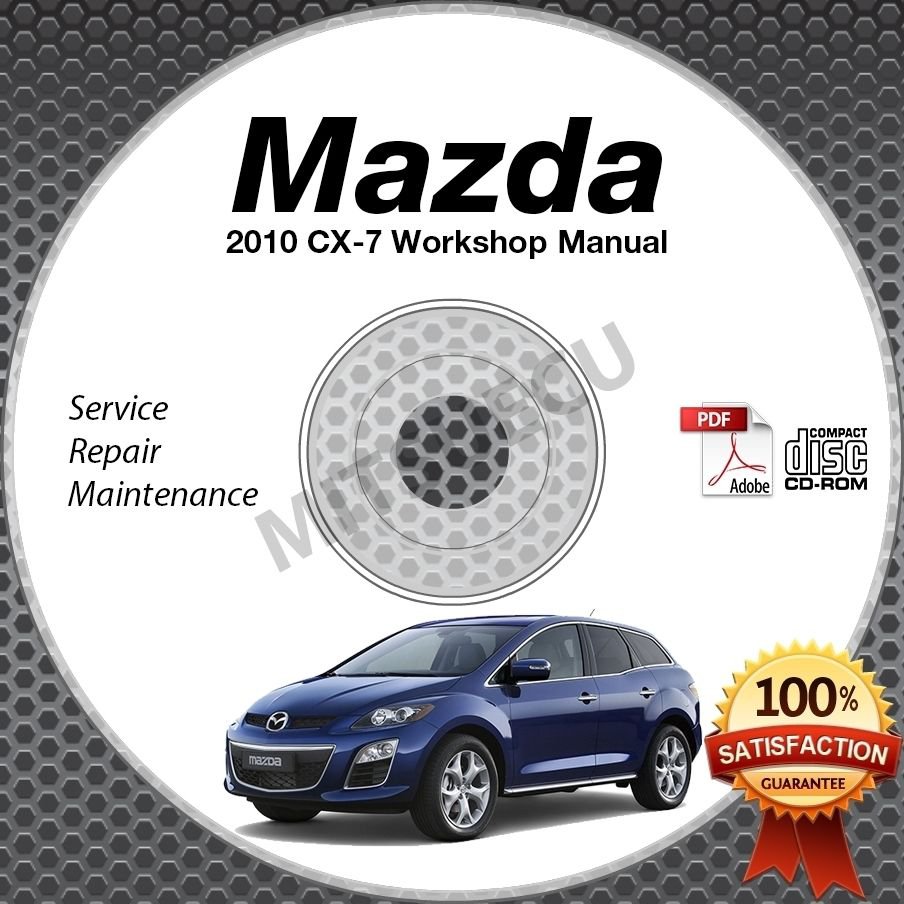 2010 Mazda CX-7 Service Manual CD 2.5L 2.3L Turbo Repair Workshop Cx7