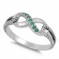 Silver Ring - Infinity Ring Promise Sterling Silver