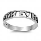 925 Solid Sterling Silver Ring - Forever Band 5 mm (0.19 inch)