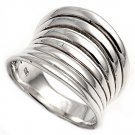 925 Solid Sterling Silver Ring Band 18mm