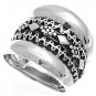 925 Solid Sterling Silver Ring Band 19mm