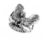 925 Solid Sterling MEN'S PLAIN SILVER EAGLE RING 925 Solid Sterling Silver Band