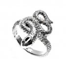 925 Solid Sterling PLAIN SILVER WRAP SNAKE RING 925 Solid Sterling Band Sizes 6-