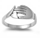 925 Solid Sterling Silver Ring Band 9 mm