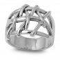925 Solid Sterling Silver Ring Band 16 mm