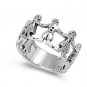 925 Solid Sterling Silver Ring - Children Band 11 mm