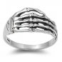 925 Solid Sterling Silver Ring Band 10 mm (0.37 inch)