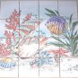Fish Ceramic Tile Mural Star Fish Sea Shells Coral Large Backsplash 24pcs 4.25"