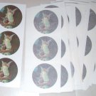 30 Ceramic Decals Guardian Angel Children on the Bridge 3" size water slide
