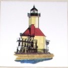 Light House St Joseph North Pier MI Ceramic Tile 4.25" x 4.25"