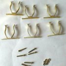 Night Light Clips Lot of 20 Brass Clips with 20 screws and 20 nuts Night Light Clips Lot of 20 Brass Clips with 20 screws and 20 nuts