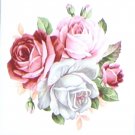 One Summer Bloom Rose Flower Pink Ceramic Tile 4.25" x 4.25" Kiln Fired Decor One Summer Bloom Rose Flower Pink Ceramic Tile 4.25" x 4.25" Kiln Fired Decor