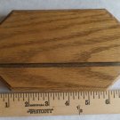 Solid Oak 4" x 7" stained glass holder - Closeout price