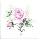 Claremont Pink Rose Ceramic Tile 4.25" x 4.25" Flower Kiln Fired Back Splash Decor Claremont Pink Rose Ceramic Tile 4.25" x 4.25" Flower Kiln Fired Back Splash Decor