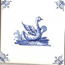 Mythology Sea Creatures 6x6 Blue Delft Design #16 Mythology Sea Creatures 6x6 Blue Delft Design #16