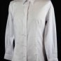 NEW PLAIN WHITE COTTON BLOUSE SHIRT-8-10-14-16-18 work business staff NWT