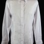 NEW PLAIN WHITE COTTON BLOUSE SHIRT-8-10-14-16-18 work business staff NWT