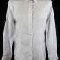 NEW PLAIN WHITE COTTON BLOUSE SHIRT-8-10-14-16-18 work business staff NWT