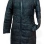 NEW Morgan designer tweed long warm padded Black winter coat-10 evening party