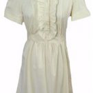 NEW EDWARDIAN FRILL HIGH NECK DRESS TUNIC  victorian steampunk wedding lolita