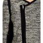 NEW Speckled chunky knit asymmetrical zip CARDIGAN JUMPER SWEATER jack-18 20 22