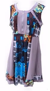 VINTAGE patchwork dress jacket -20 plus retro boho party wedding 2 piece suit