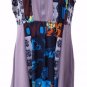 VINTAGE patchwork dress jacket -20 plus retro boho party wedding 2 piece suit