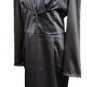 Vintage long satin tea dress-10 12 Victorian steampunk gothic 40's 50's retro