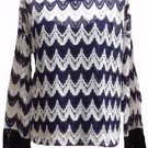 NEW CROCHET LACE DESIGNER TUNIC BLOUSE TOP boho festival party evening morgan