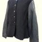NEW black blazer riding jacket-14 16 18 100% WOOL victorian steampunk goth plus