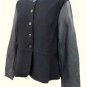 NEW black blazer riding jacket-12 14 16 100% WOOL victorian steampunk goth plus