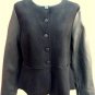 NEW black blazer riding jacket-12 14 16 100% WOOL victorian steampunk goth plus