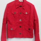 Jones New York Sport Petite PP 4 Pockets Button Down Cotton Stretch Jacket